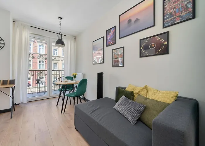 Cozy Studio Wroclaw Nadodrze For 3 Guests With Balcony By Noclegi Renters